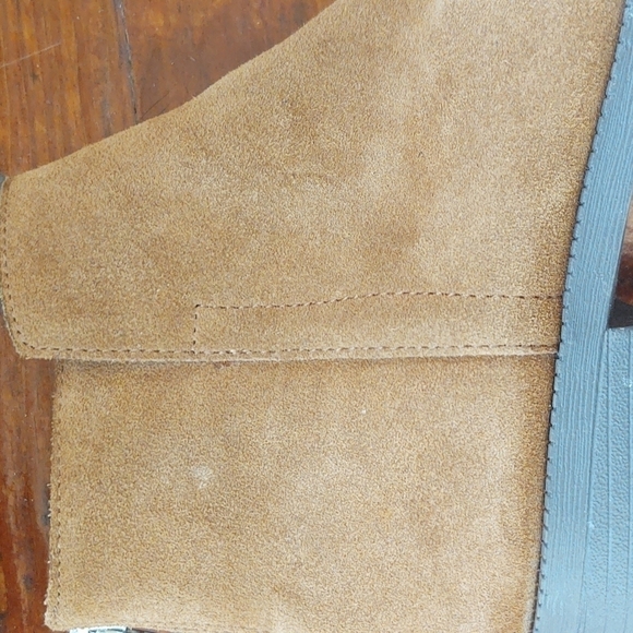 Steve Madden Darko  Brown Leather/Suede Ankle Boot Sz 6 - Picture 5 of 7